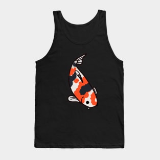 Cute Koi Fish Tank Top